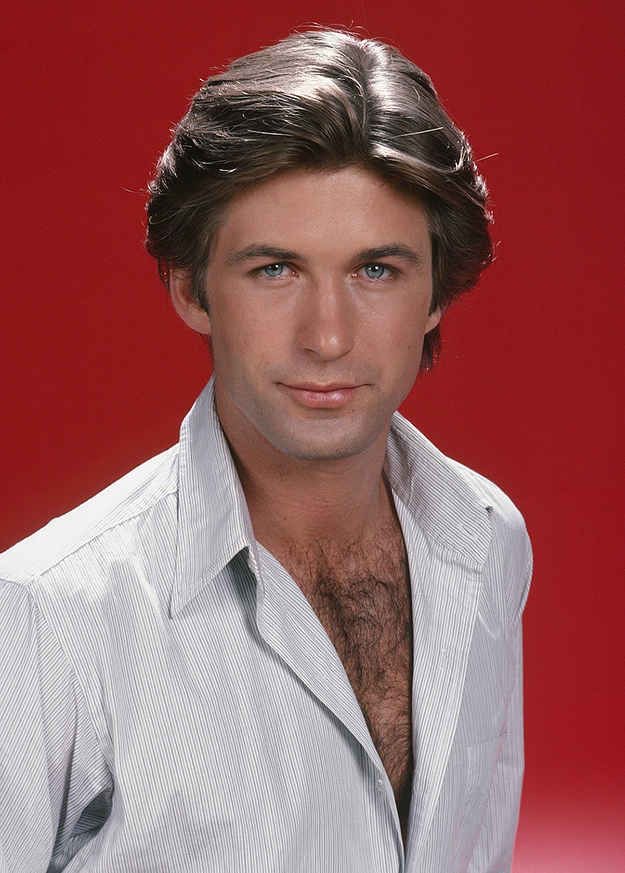 Alec Baldwin — chest hair and confidence, the New York way